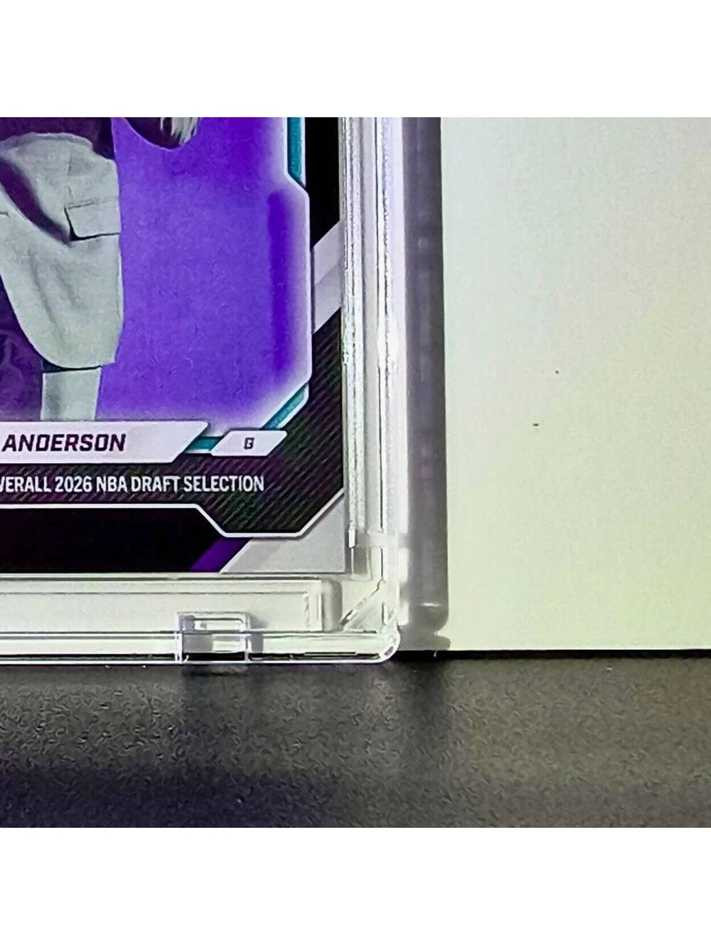 Christian Anderson Jr. Rookie 2026-27 Topps NBA Draft Black Foil 03/10 Hornets